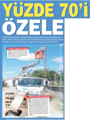 YÜZDE 70`İ ÖZELE (ANKARA ULUS GAZETESİ, 08.04.2025)