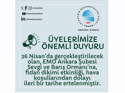 ÜYELERİMİZE ÖNEMLİ DUYURU