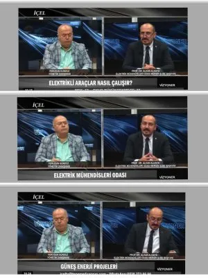 ŞUBE BAŞKANIMIZ PROF. DR. ALKAN ALKAYA İÇEL TVDE FERUDUN GÜNDÜZ İLE VİZYONER PROGRAMINA KONUK OLDU.
