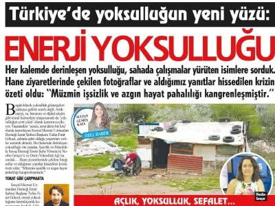 SESSİZ AMA DERİN KRİZ: ENERJİ YOKSULLUĞU (İLKSES GAZETESİ, 24.04.2025)