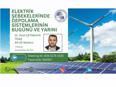 ELEKTRİK ŞEBEKELERİNDE DEPOLAMA SİSTEMLERİNİN BUGÜNÜ VE YARINI