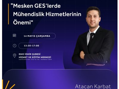 SEMİNER: MESKEN GESLERDE MÜHENDİSLİK HİZMETLERİNİN ÖNEMİ