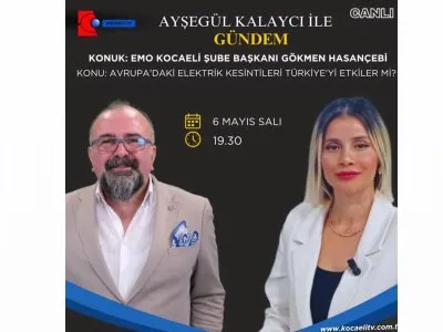 ŞUBE YÖNETİM KURULU BAŞKANI GÖKMEN HASANÇEBİ KOCAELİ TVDE