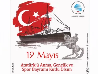 19 MAYIS ATATÜRK`Ü ANMA, GENÇLİK VE SPOR BAYRAMI KUTLU OLSUN