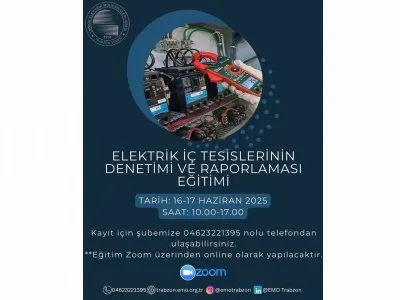 MİSEM:`ELEKTRİK İÇ TESİSLERİNİN DENETİMİ VE RAPORLAMASI EĞİTİMİ`