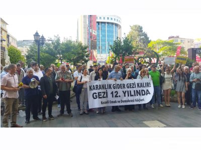 GEZİ DİRENİŞİNİN 12. YIL DÖNÜMÜNDE YAPILAN BASIN AÇIKLAMASINA KATILDIK