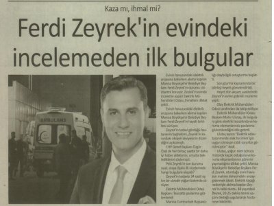 FERDİ ZEYREK`İN EVİNDEKİ İNCELEMEDEN İLK BULGULAR (KIBRIS YENİ BAKIŞ GAZETESİ, 09.06.2025)
