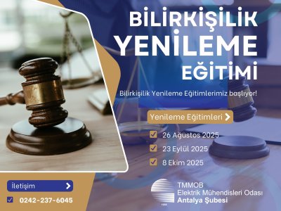 ŞUBEMİZDE BİLİRKİŞİLİK YENİLEME EĞİTİMLERİ PLANLANDI