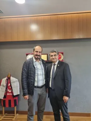 EMO MERSİN ŞUBE BAŞKANIMIZ PROF. DR. ALKAN ALKAYA, MERSİN MİLLETVEKİLİMİZ SN. MEHMET EMİN EKMEN`İ TÜRKİYE BÜYÜK MİLLET MECLİSİNDE ZİYARET ETTİ.
