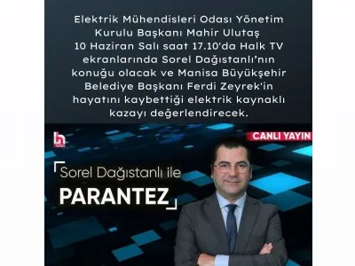 ODA YONETIM KURULU BASKANI MAHIR ULUTAS HALK TV EKRANLARINDA