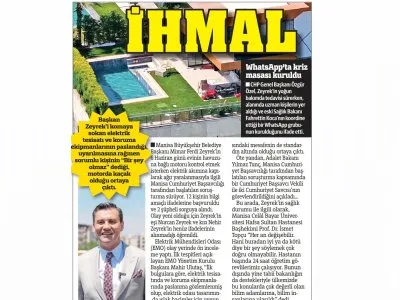 İHMAL (TÜRKİYE GAZETESİ, 09.06.2025)
