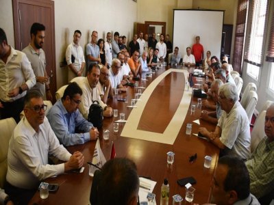 TMMOB HEYETI, ZEYDAN KARALAR`LA DAYANISMA ZIYARETINDE BULUNDU