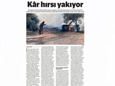 KÂR HIRSI YAKIYOR (BİRGÜN EGE, 04.07.2025)