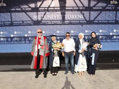 SAMSUN ÜNİVERSİTESİ MEZUNİYET TÖRENİNE KATILDIK