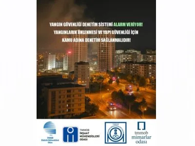 EMO-IMO-MMO-MO: YANGIN GUVENLIGI DENETIM SISTEMI ALARM VERIYOR!