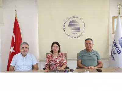 TOROSLAR EDAŞ DAĞITIM DİREKTÖRÜ MEHMET KAYACI, GAZİANTEP DAĞITIM OPERASYONLARI BÖLGE MÜDÜRÜ REFİK BOLAT  ŞUBE BAŞKANIMIZ İSLİM ARIKANI ZİYARET ETTİ.