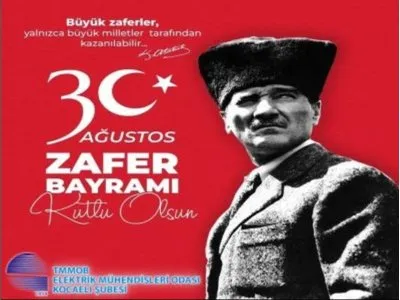 30 AĞUSTOS ZAFER BAYRAMIMIZ KUTLU OLSUN.