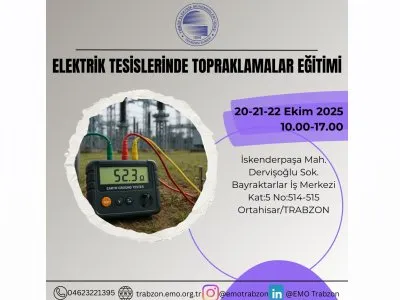 ELEKTRİK TESİSLERİNDE TOPRAKLAMALAR EĞİTİMİ