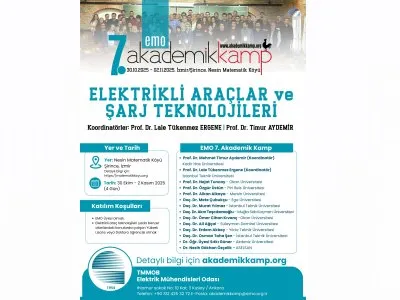 EMO 7. AKADEMİK KAMP DERSLERİ VE KADROSU YAYIMLANDI